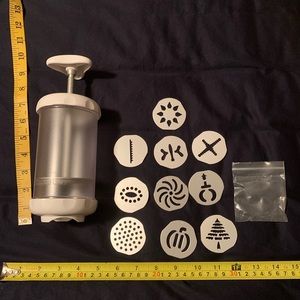 Pampered Chef Multi disc Cookie Press